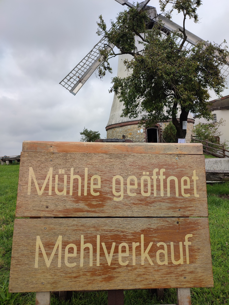 Die Mühle ist geöffnet